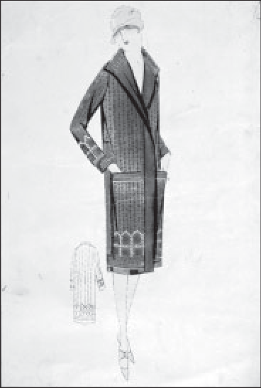 368x547 Sketch Of A Robe From The Harry Angelo Company, New York. The - Company Sketch