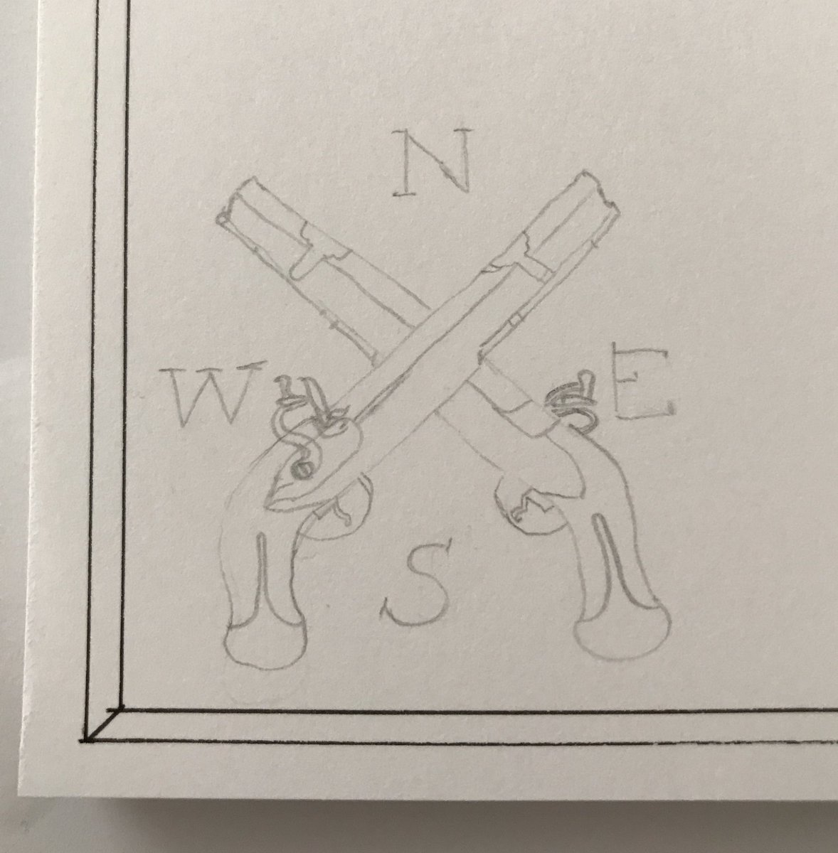 1178x1200 Leviathan Maps On Twitter Pencil Sketch Of Compass Rose For New - Compass Rose Sketch