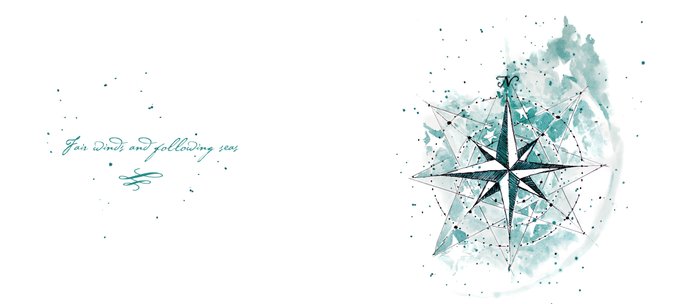 700x304 Compass Sketch Coffee Mug By Gracewolf Society6 - Compass Sketch