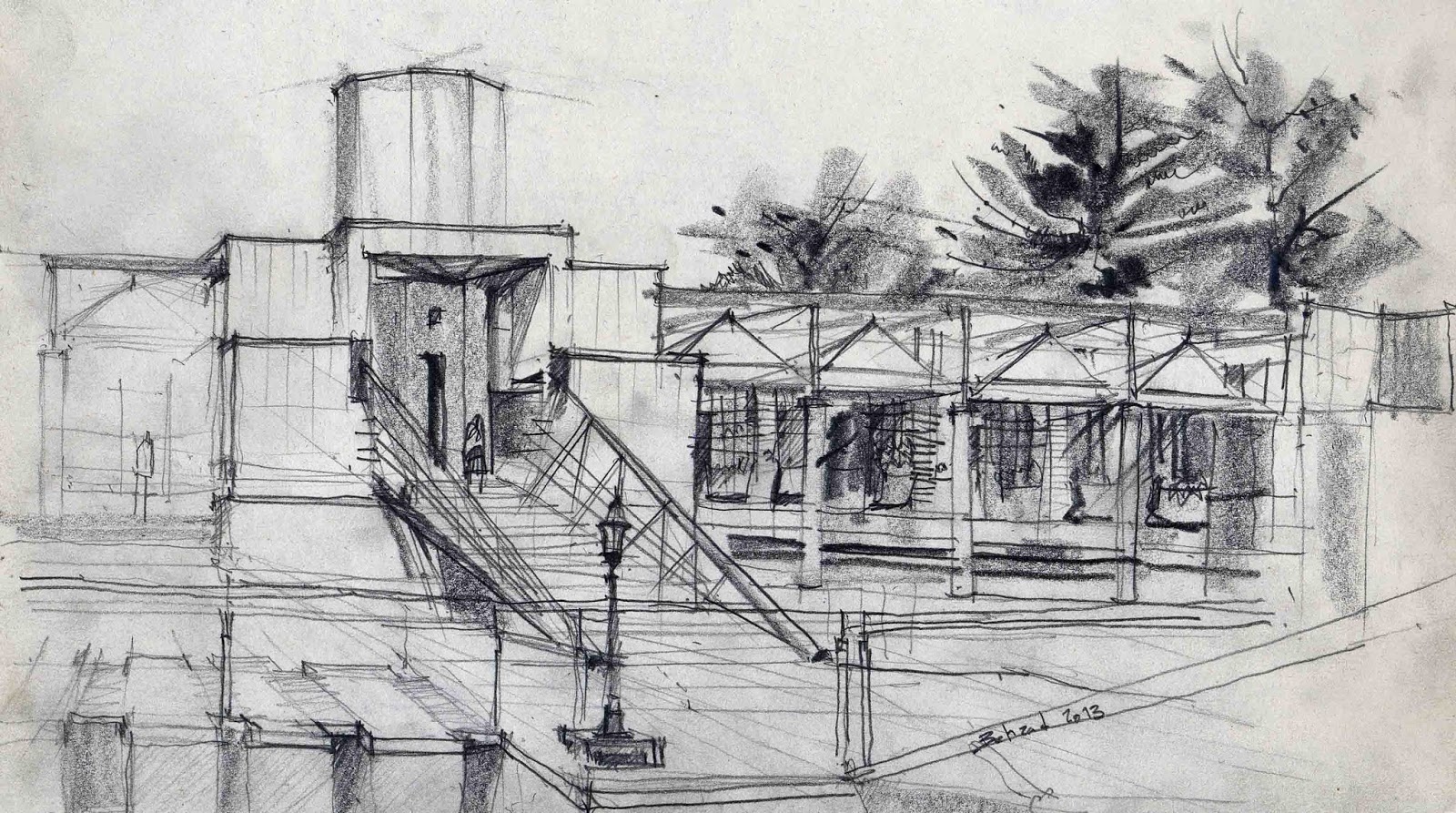 1600x893 Isfahan Buildings (1) Urban Sketchers - Complex Sketch