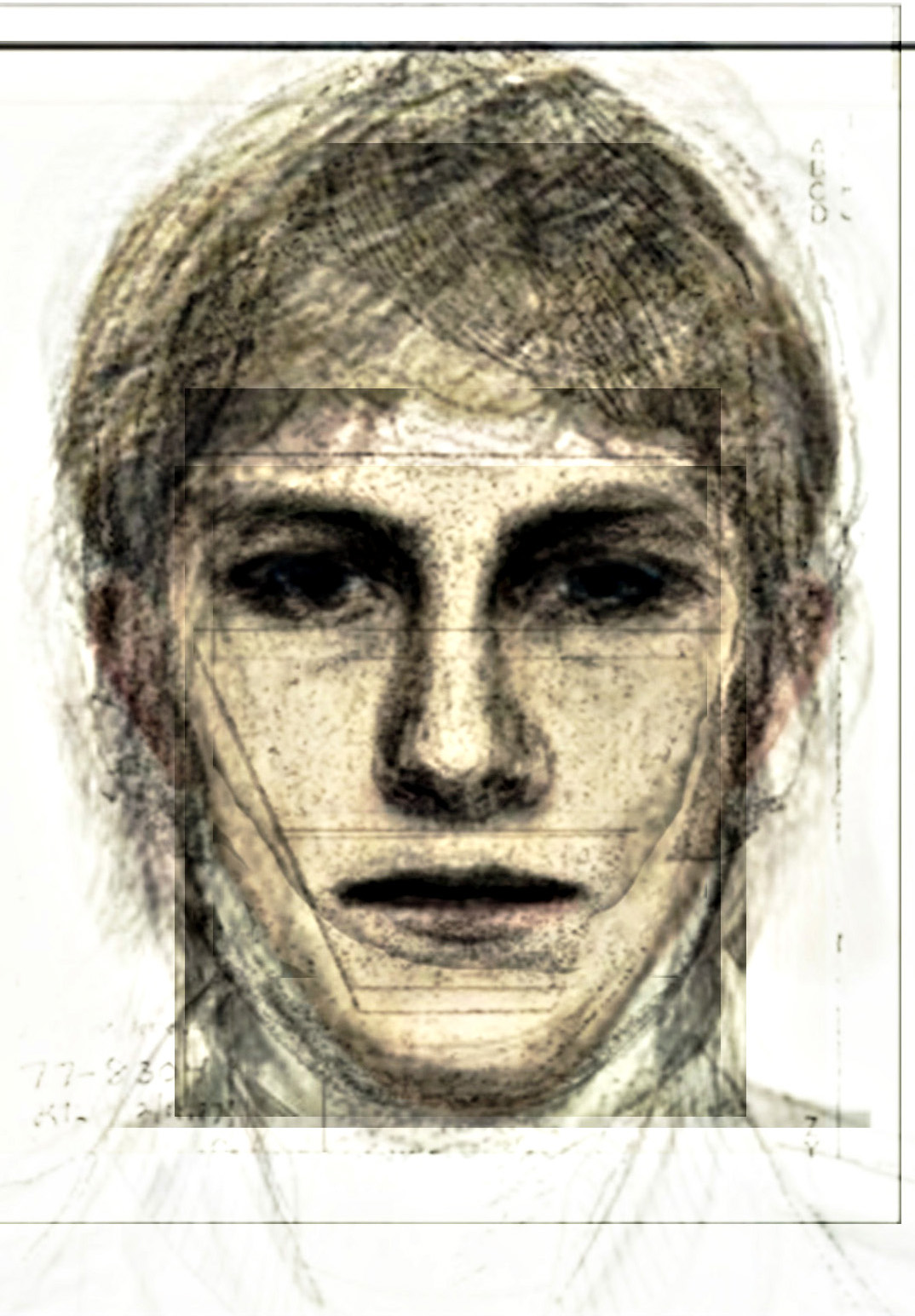 1074x1545 The Assembled Composite Sketch The East Area Rapist (Ear - Composite Sketch
