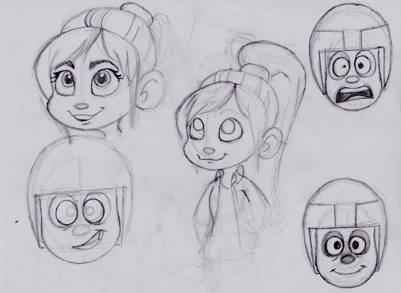 803x588 Facial Composition Sketches By Turbomun - Composition Sketches