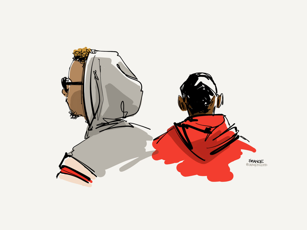 1024x768 English Class In The Computer Lab France [Belleville] Van Stone - Computer Lab Sketch