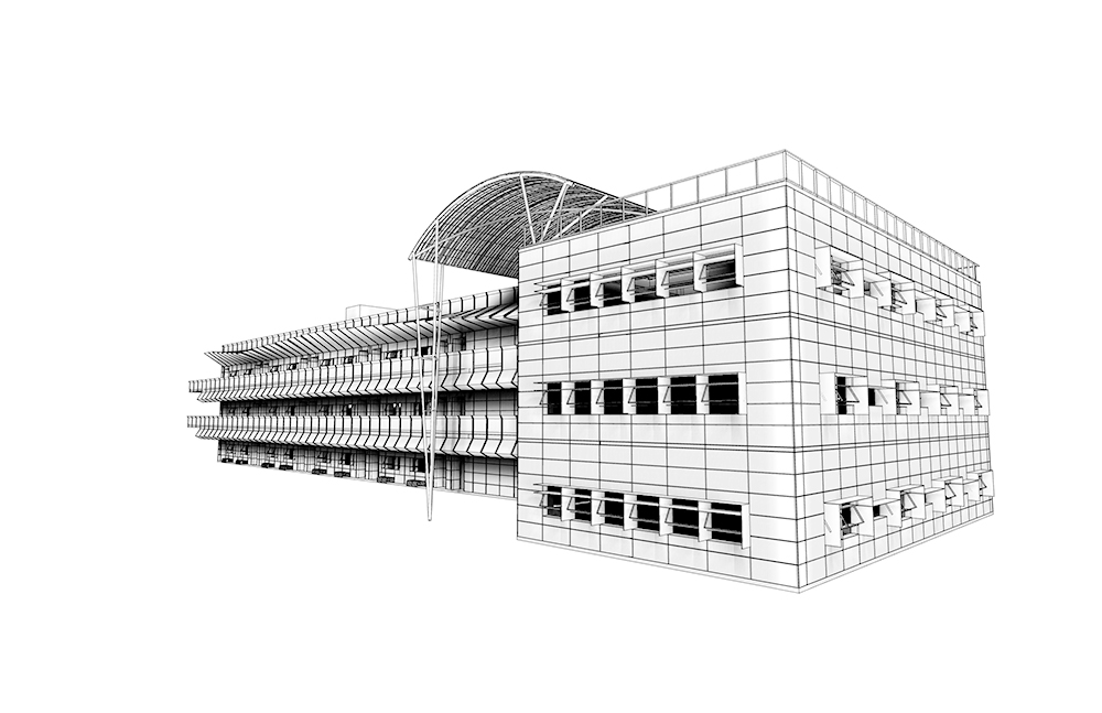 1000x647 West Los Angeles College Technology Amp Learning Center - Computer Lab Sketch