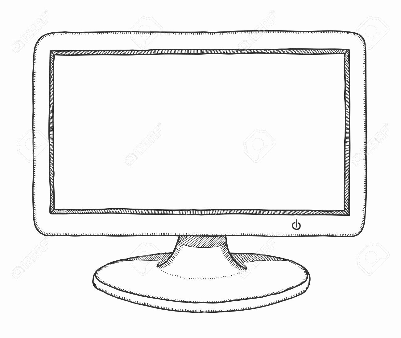 Computer Monitor Sketch at Explore collection of