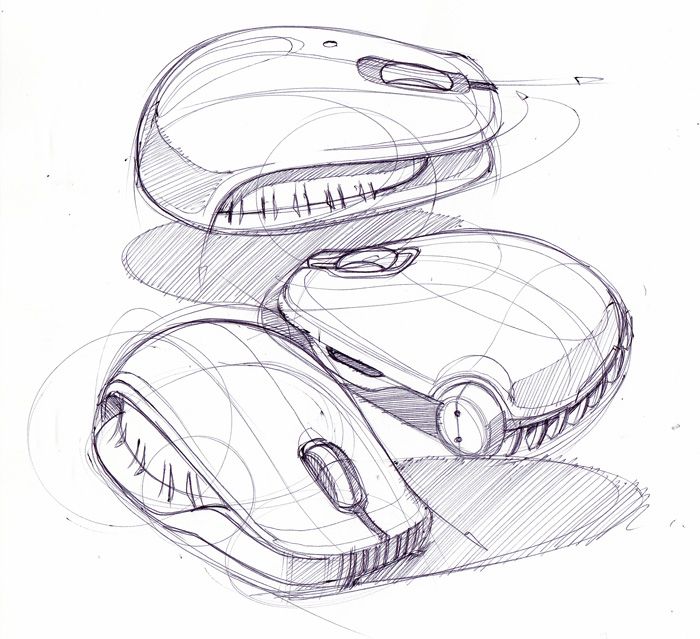 700x639 Pin By Satit Sangpub On Product Design Sketches - Computer Mouse Sketch
