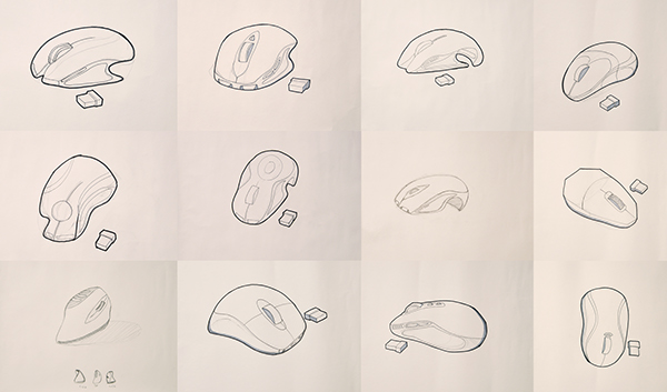 600x353 Cad Computer Mouse Design On Risd Portfolios - Computer Mouse Sketch