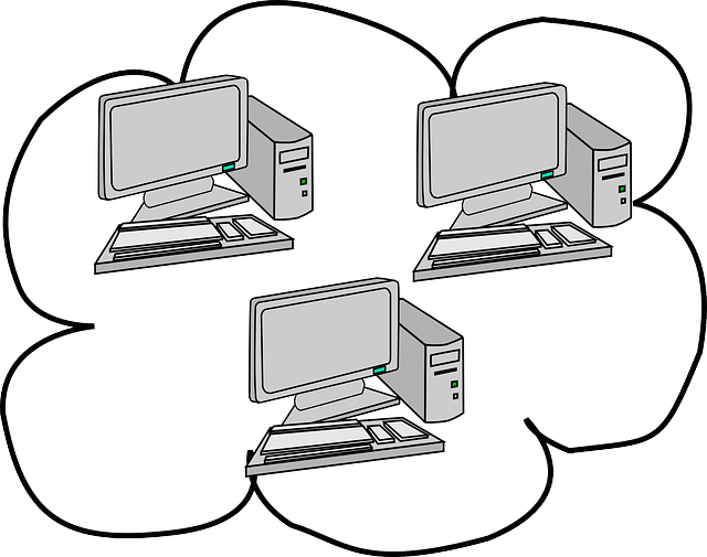 640x505 Computer, Network, Cloud, Diagrams, Computing, Diagram - Computer Network Sketch