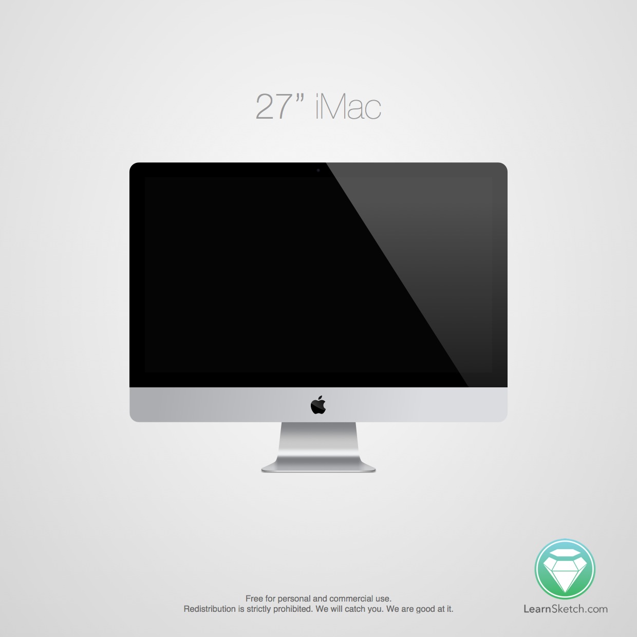 1240x1240 Vector 27 Imac Sketch Freebie - Computer Screen Sketch
