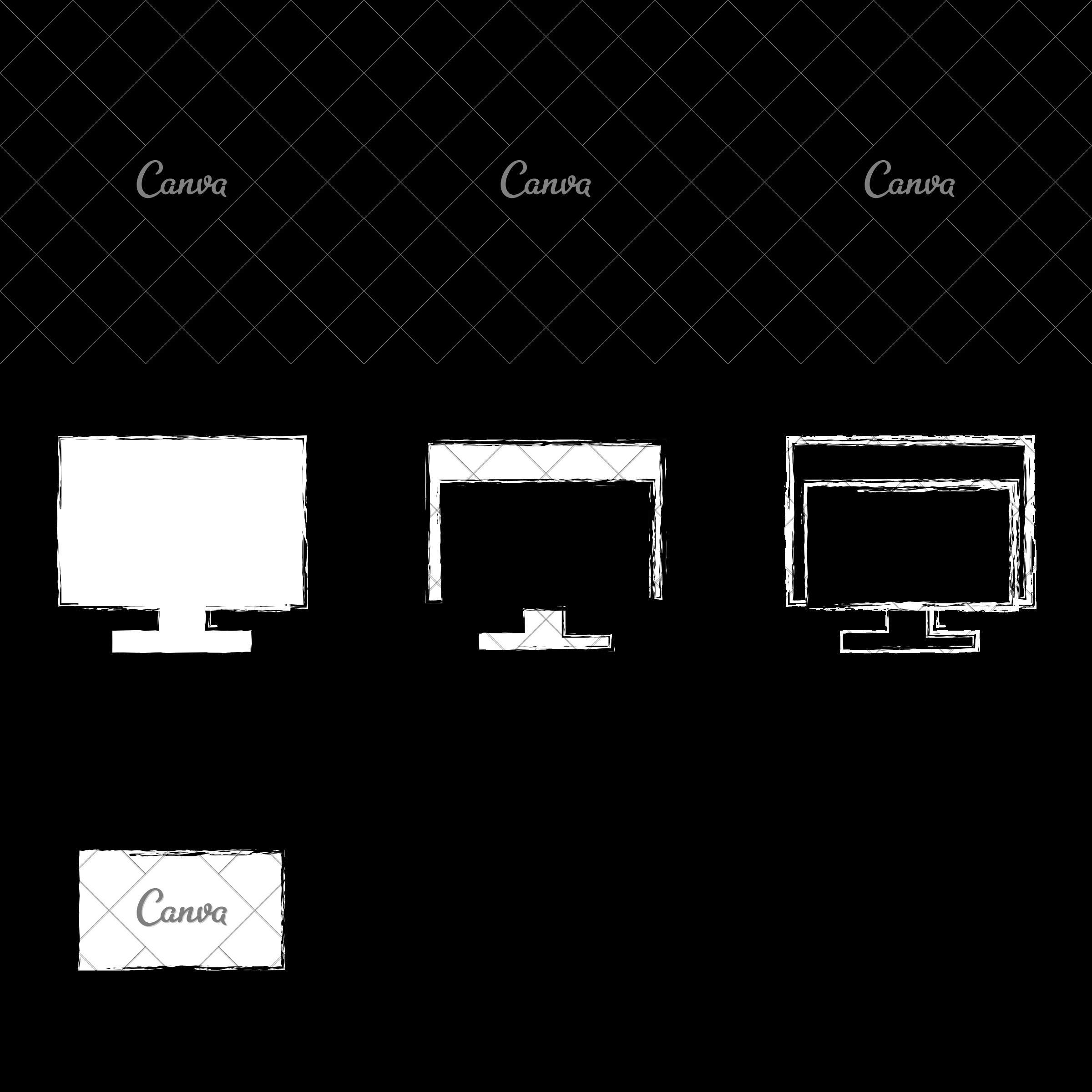 2400x2400 Computer Screen Sketch - Computer Screen Sketch