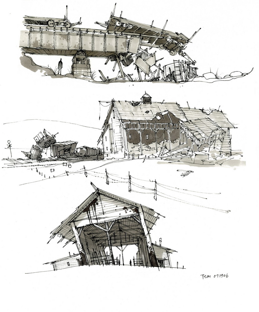 830x1000 Concept Art Marker Sketches Amp Illustrations - Concept Art Sketches