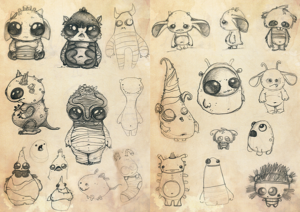 600x425 Character Concept Sketches On Behance - Concept Sketches