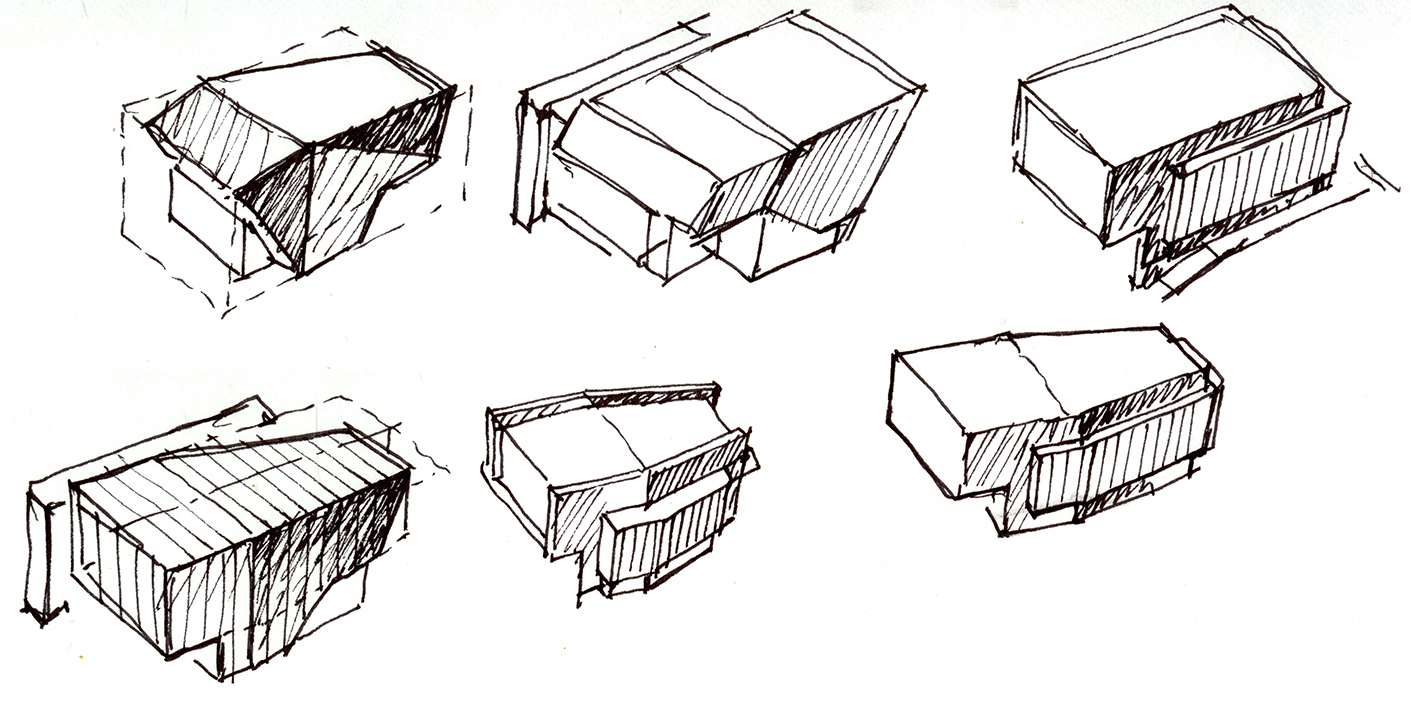 1411x703 Gallery Of Devon Auditorium Pickard Chilton - Concept Sketches