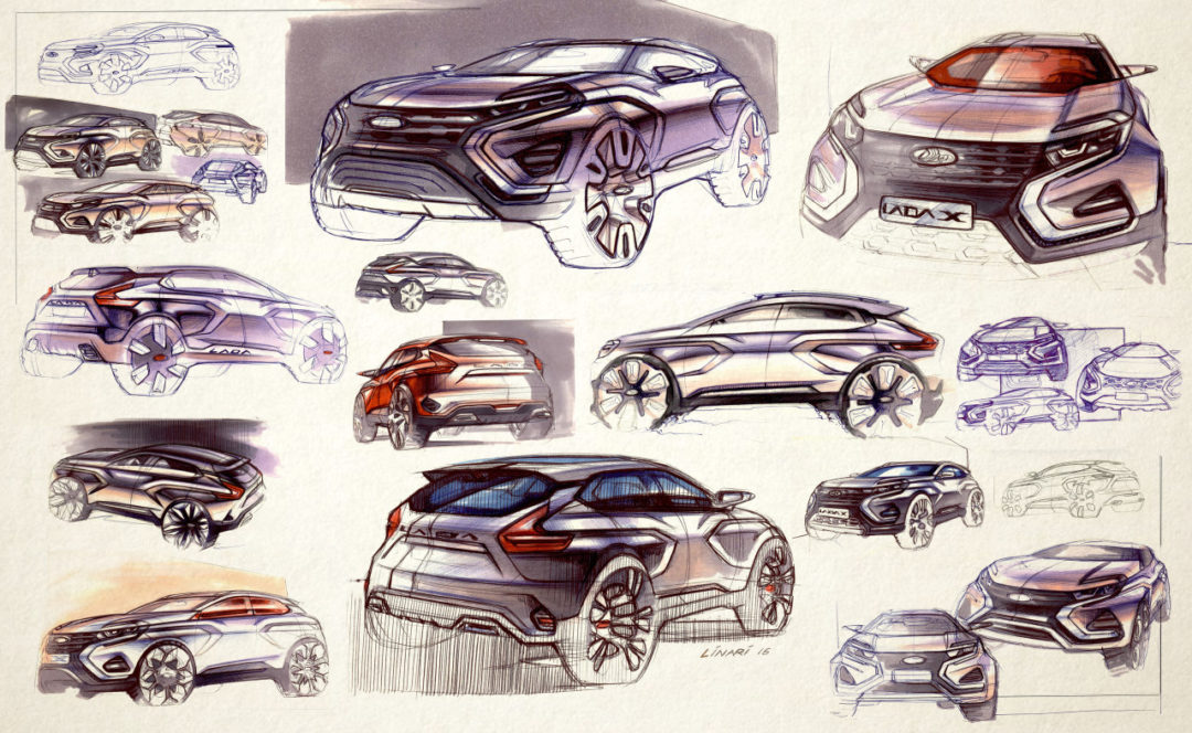 1080x664 Lada Xcode Concept Sketches By Raphael Linari - Concept Sketches