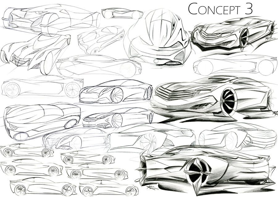 900x636 Mercedes Concept Sketches By Mickeyd1o1 - Concept Sketches