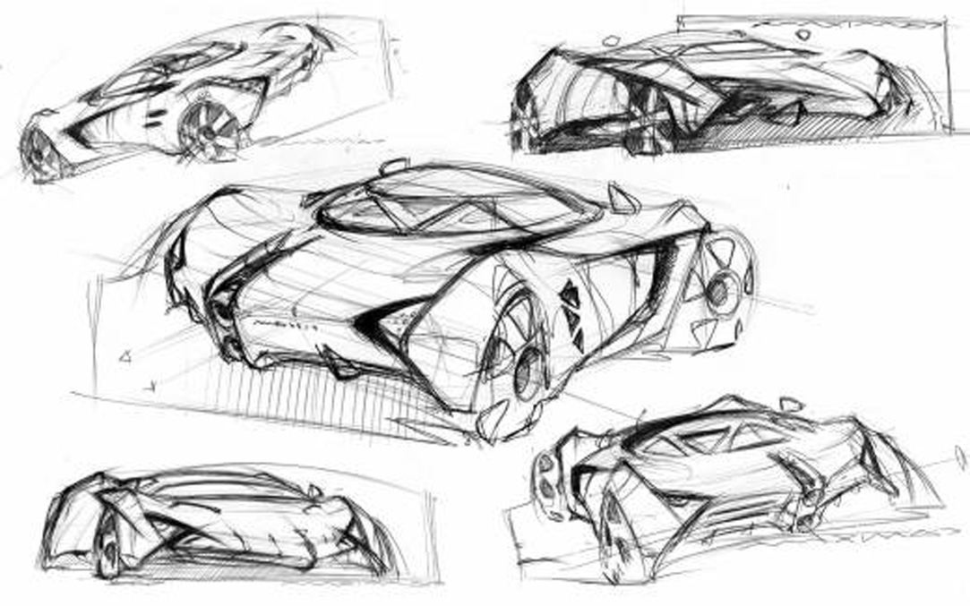 1083x677 Marussia Concept Sketch 11 Supercar Sketches - Concept Sketches