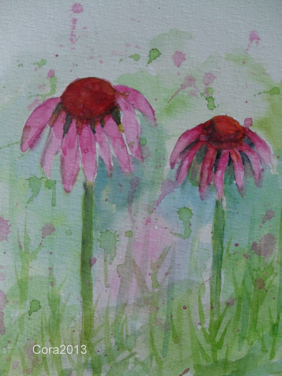 Coneflower Sketch at PaintingValley.com | Explore collection of ...