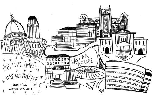 500x312 Casfaa 2018 - Conference Sketch