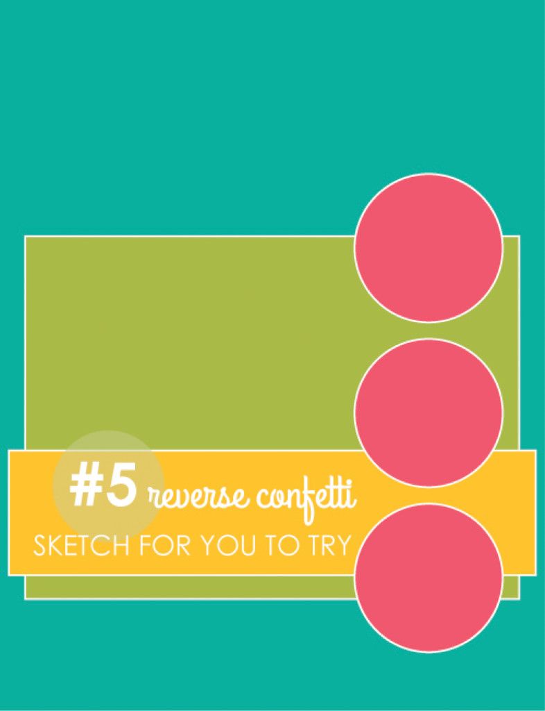 786x1024 Sketch For You To Try Reverse Confetti - Confetti Sketch