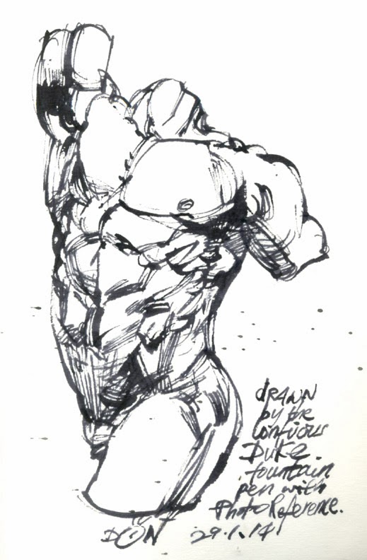 519x792 New Fountain Pen Duke Confucius Fountain Pen - Confucius Sketch