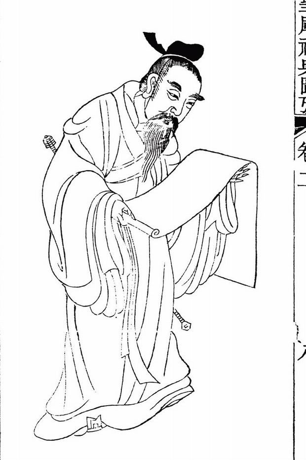 620x932 Travel Photos Of China Confucianism Confucus Sketch, China - Confucius Sketch
