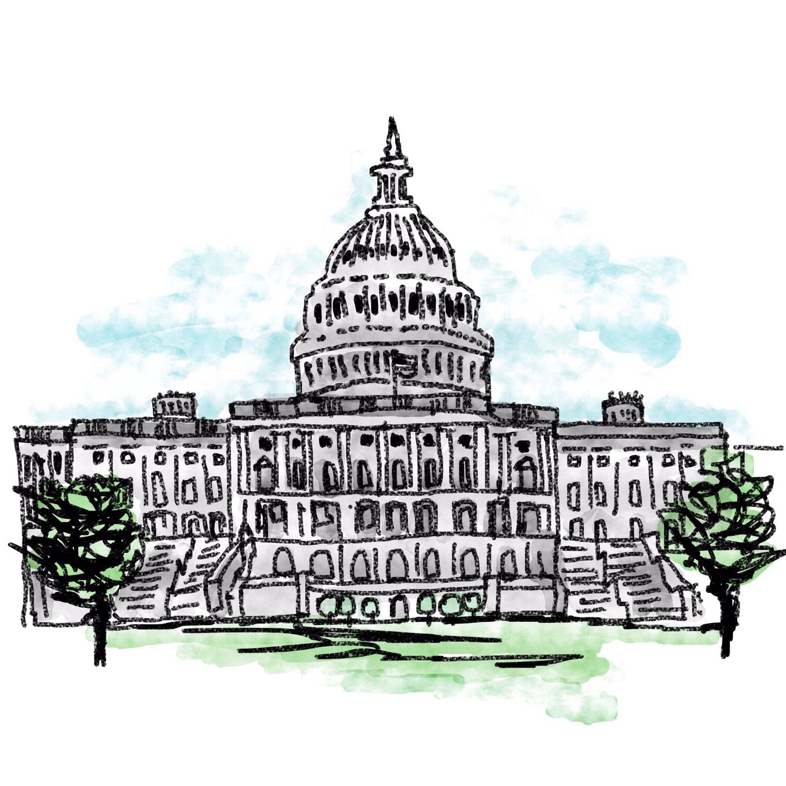 1600x1600 The U.s. Digital Service 2016 Report To Congress The U.s. - Congress Sketch