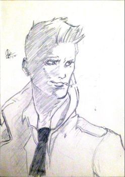 248x350 Constantine Sketch By Therealredx Johnny Boy! - Constantine Sketch