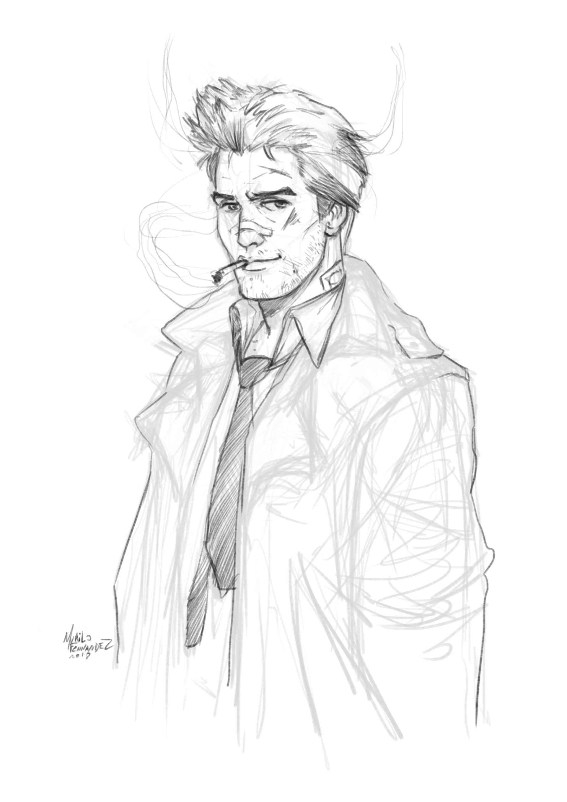 1920x2715 Murilo Fernandes Da Silva - Constantine Sketch