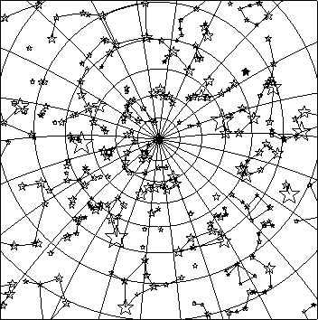 352x354 Constellations Drawing - Constellation Sketch