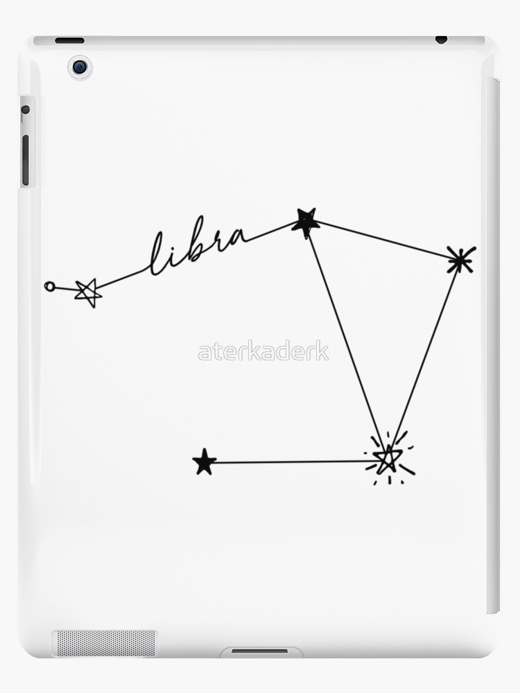 750x1000 Libra Constellation Drawing Sticker Ipad Cases Amp Skins By - Constellation Sketch