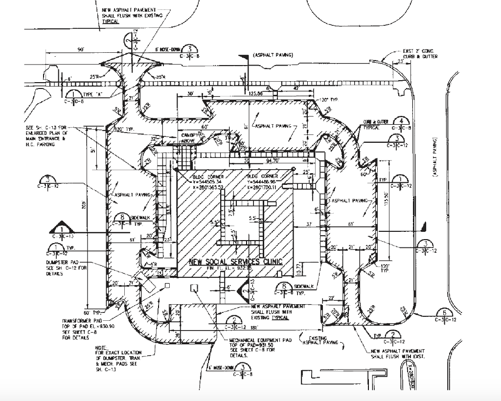 1024x820 Reproduce The Site Plan Given Here And Sketch Your - Construction Site Sketch