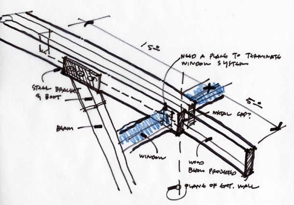 600x418 Architectural Sketching Life Of An Architect - Construction Sketch