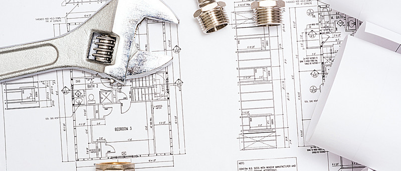800x341 Sketch Drawing Representation Plan Background, Tracing - Construction Sketch