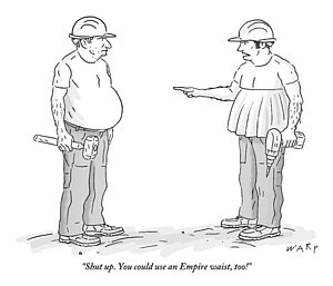 300x257 One Fat Construction Worker Drawing By Kim Warp - Construction Worker Sketch