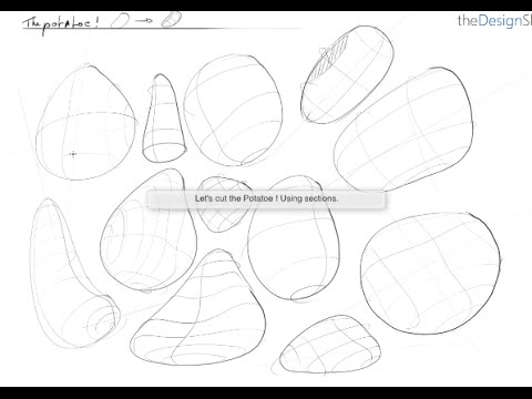 480x360 How To Sketch With Contour Lines Industrial Design Sketching For - Contour Line Sketch