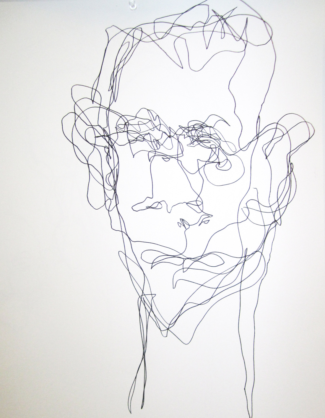 1100x1414 Contour Drawing - Contour Sketch