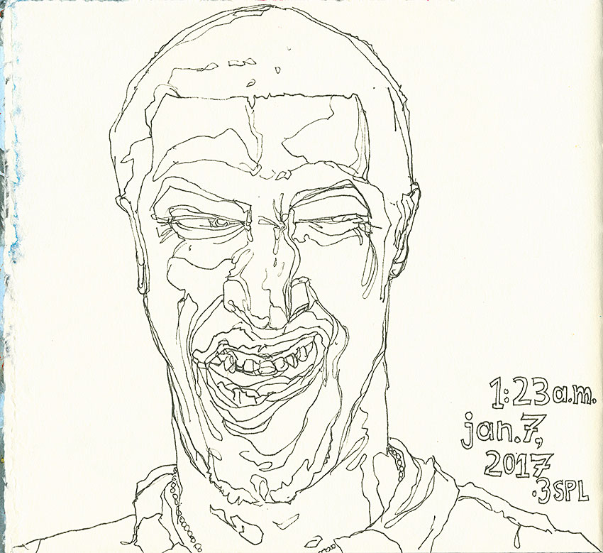 850x779 Contour Line Sketches Are A Great Way To Warm Up Rozwoundup - Contour Sketch