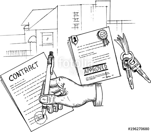 500x438 Contract, Approved, Sketch Stock Photo And Royalty Free Images On - Contract Sketch