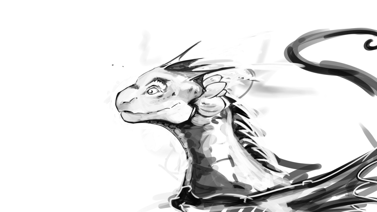 1280x720 Contrast Sketch By Tns - Contrast Sketch