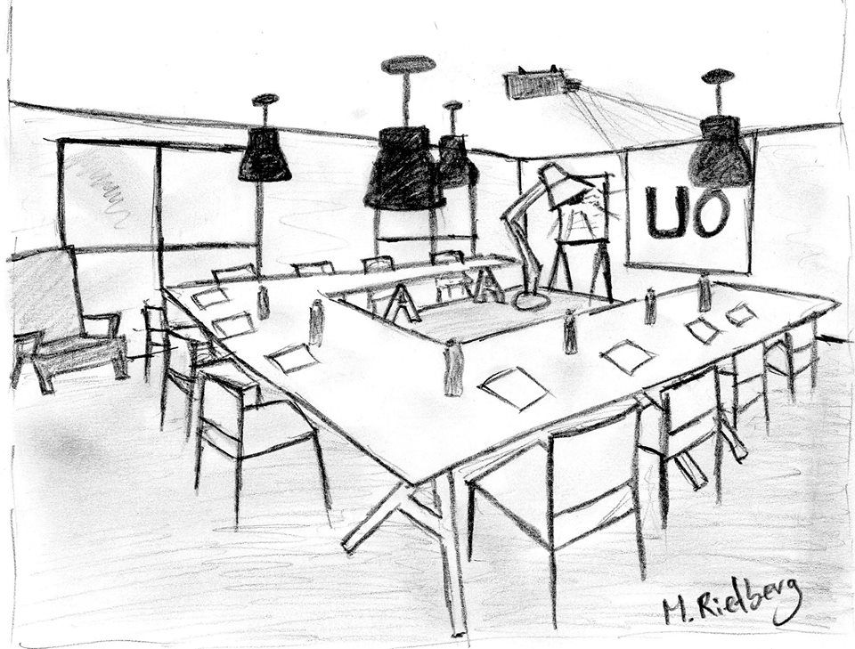 960x729 Sketch Urban Offices, Own Project - Contrast Sketch