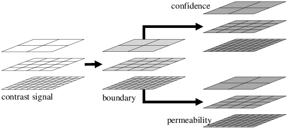 569x260 Sketch Of The Preprocessing Model For The Contrast, Permeability - Contrast Sketch