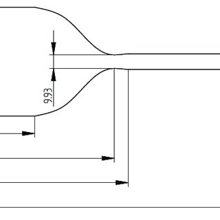 320x320 Sketch Of The Convergent Divergent Nozzle (Flow Direction From - Convergent Sketch