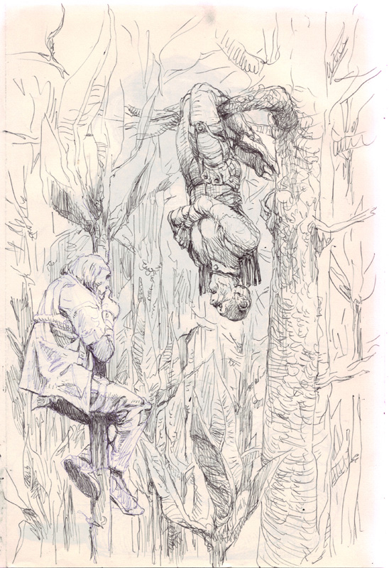 548x800 Sketches Arthur Ranson - Conversation Sketch