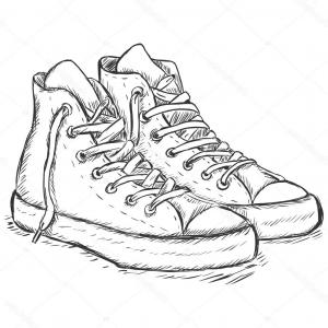 Featured image of post Converse Shoes Drawing Images Here you can explore hq converse transparent illustrations icons and clipart with filter setting like size type color etc