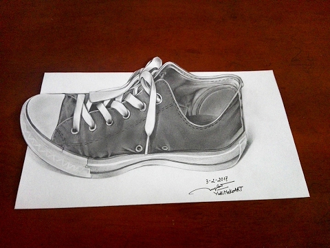 Converse Shoe Sketch at PaintingValley.com | Explore collection of ...