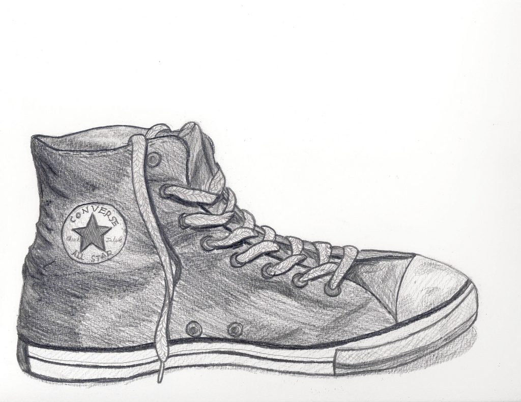 Converse Shoe Sketch at Explore collection of