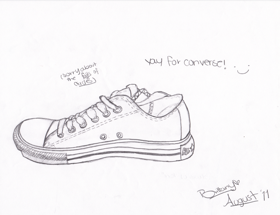 900x689 Converse Sketch By Bebethefreak - Converse Sketch