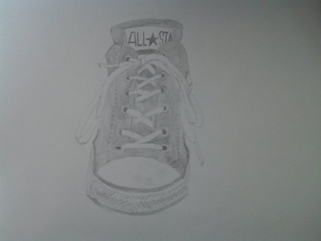 1024x768 Converse Sketch By Vitaminanime - Converse Sketch