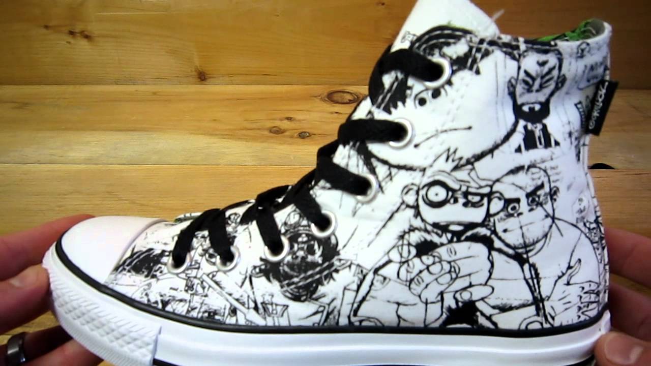 1280x720 Gorillaz Converse Chuck Taylor Sketch - Converse Sketch