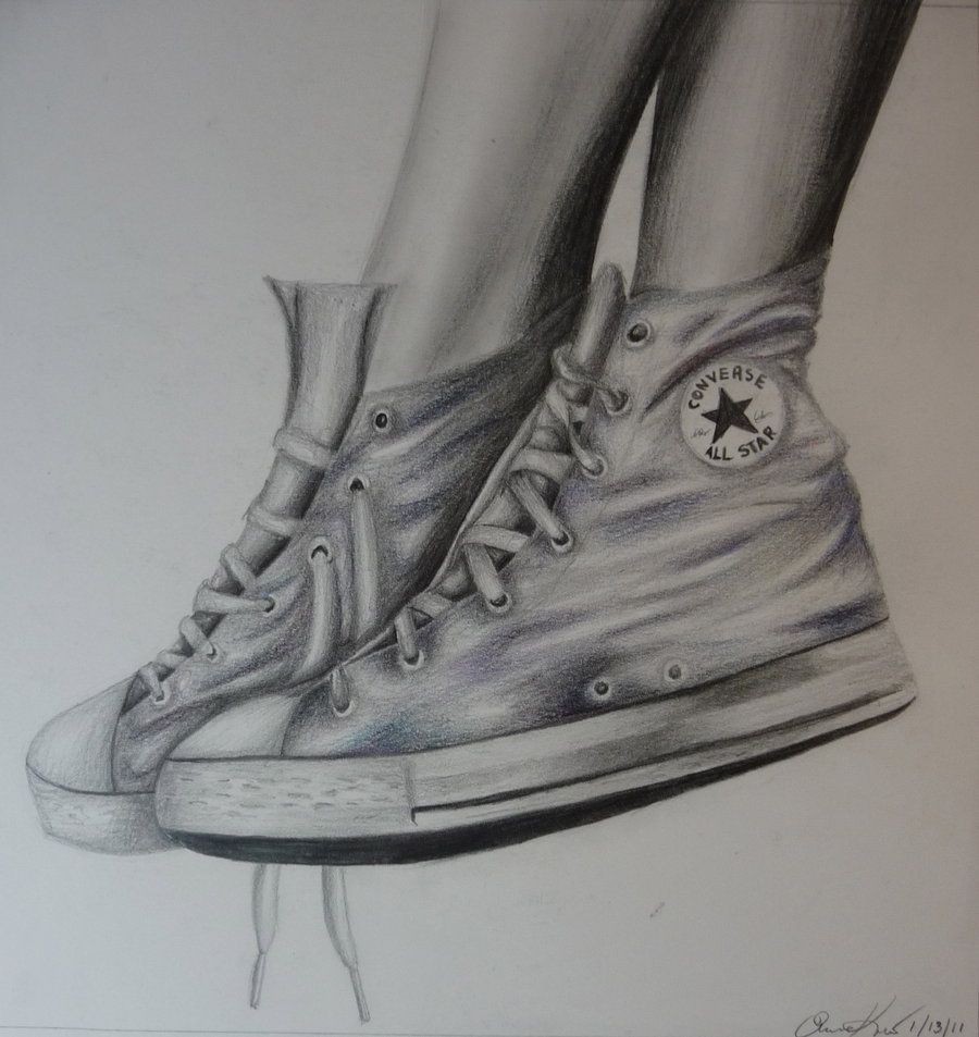 900x953 Sketches Boots Drawing Old Converse By Realisticfantasy On - Converse Sketch